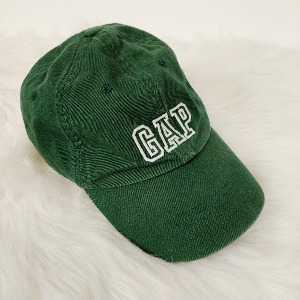 🍂Gap Letterman Letter Embroidered Green Ball Cap